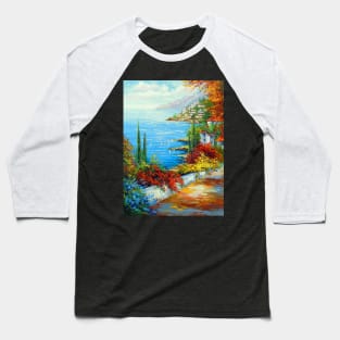 Town by the sea Baseball T-Shirt